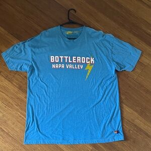 Aviator Nation Light Blue BottleRock Napa Valley Tee